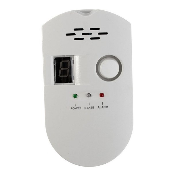 Detector de gas natural, detector de fugas de gas, detector de fugas de propano doméstico para cocina casera, para monitorear con precisión el gas filtrado