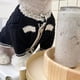 thumbnail image 1 of Pet Clothes Autumn Winter Medium Small Dog Knitted Sweater Luxury Designer Cardigan Jewelry Decoration Kitten Puppy Coat Poodle ShopWise Round, 1 of 8