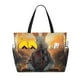 thumbnail image 1 of Fotbe Flower Meditating Rabbit Bolsa de Viaje para Playa - Resistente al Agua, Bolsa Tote de Gran Capacidad y Ligera con 7 Bolsillos para Mujeres y Hombres, 1 of 7