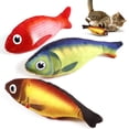 thumbnail image 3 of SIfdSeng Jouets pour Chat Poisson Poisson Rouge Jouets à Bruit Froissé Jouets pour Chat Doux et Durables Jouets Interactifs pour Chat pour Exercice Intérieur 8,6 Pouces Jouets de Dentition pour Chiots Jouets pour Chien Indestructibles pour Grands Chiens, 3 of 3