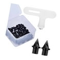 thumbnail image 4 of S SERENABLE 50 Pcs Pointes de Chaussures de Sport avec Clé pour Course Courte Compétition Sportive Noir, 4 of 9