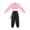 Orange Pink, variant on renvena Youth Girls Outfits for Hip Hop Dance Crop Top with Pants Set Sweatshirt and Sweatpants Tracksuit