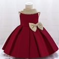 thumbnail image 2 of HAWEE Robe Tutu à Paillettes pour Filles avec Nœud, Dos Nu, Grande Robe de Bal de Mariage Formelle (6M-6T), 2 of 7