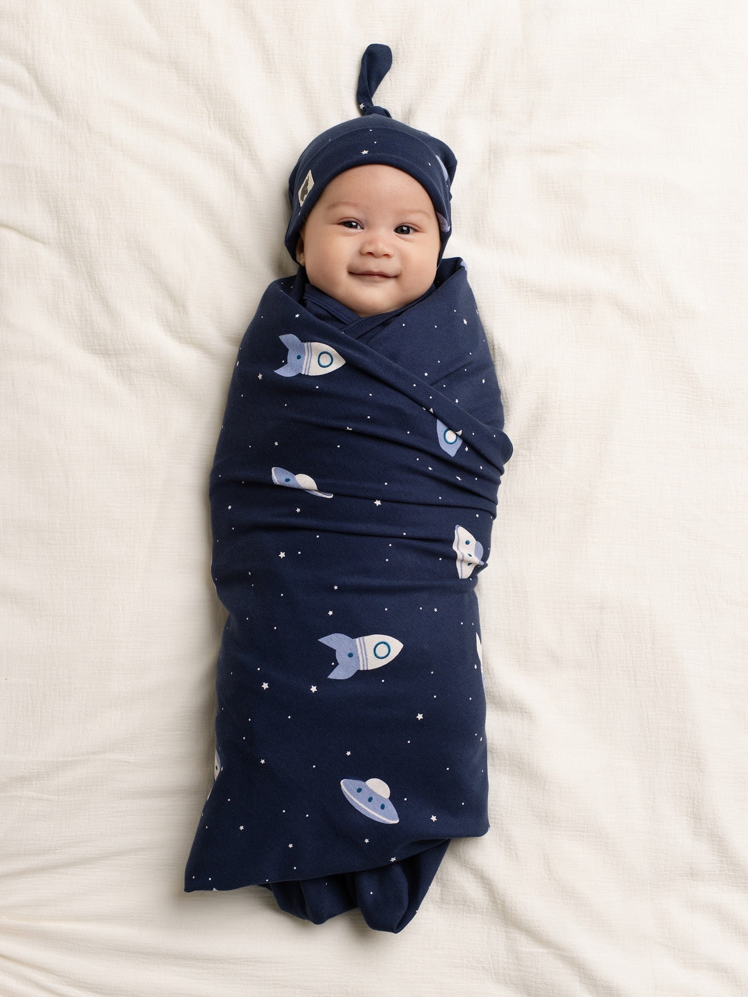 Monica + Andy Organic Cotton 5-Piece Gift Box Set, Sizes Newborn - 3-6 months