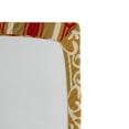 thumbnail image 2 of Ambesonne Orient Fitted Sheet, Middle East Swirl Motif, Queen Size, Ruby Pale Coffee Cream, 2 of 2