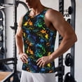 thumbnail image 5 of Fotbe Retro Truck Pattern Men's Quick Dry Workout Tank Top Gym Muscle Tee Fitness Bodybuilding Sleeveless T Shirt Breathable Workout Shirt-X-Large, 5 of 9