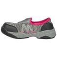 thumbnail image 4 of Moxie Trades Women's Danna Soft Toe Slip Resistant Work Shoe Grey Knit - MT50175, 4 of 7