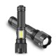 thumbnail image 1 of XHP70+COB LED Zoomable Antorcha 1000lm Impermeable 6 Engranajes Linterna Camping, 1 of 6