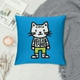 thumbnail image 2 of Jiayy  Christmas Cat Pillow Covers  Inch,Cat Christmas Decor,Christmas Throw Pillow Case for Home Bedroom Sofa Couch,Cat Gifts for Cat Lovers, 2 of 5