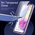 thumbnail image 4 of JETech 3 in 1 Case for Samsung Galaxy A35 5G, with 2-Pack Screen Protector, Tempered Glass Film, Shockproof Bumper Phone Protective Cover Clear Back (Purple), 4 of 6