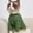 Green, variant on High-Neck Breathable Two-Legged Pet Sweater for Cats and Dogs Comfortable Warm Clothing
