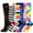 A, variant on Penkiiy Compression Socks for Men Unisex 7 Pairs Socks Brede Kalf Compressie Sports Socks B Socks