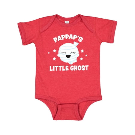 

Inktastic Cute Pappap s Little Ghost with Stars Gift Baby Girl Bodysuit