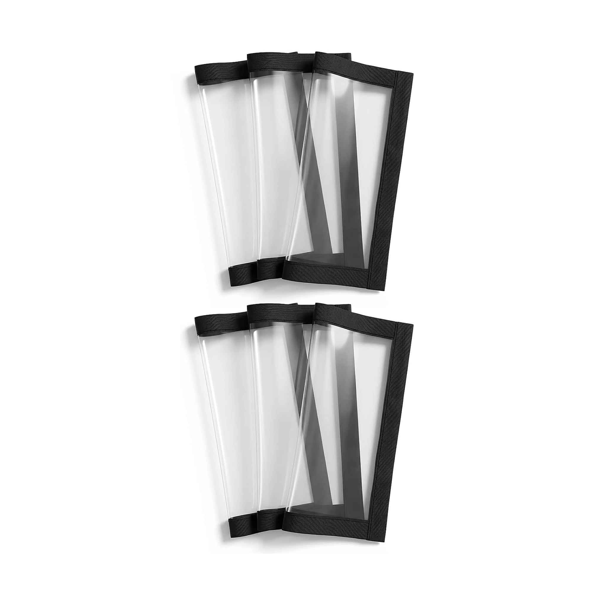 BESTSKY Fishing Lure Wraps 6 Pcs Clear Fishing Lure Covers Hook Safety Cover Transparent Lures Fishings Bait Hook Storage Protectors Pole Sleeve Guard to Keep Fishermen Fishings Safe for Rod