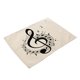 thumbnail image 1 of Alfombrilla antideslizante resistente al calor con estampado de notas musicales para cuencos y platos, protector de mesa apto para tenedores, 1 of 3