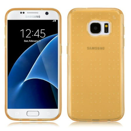 Insten TPU Case For Samsung Galaxy S7 - Gold (Best Galaxy S7 Skins)