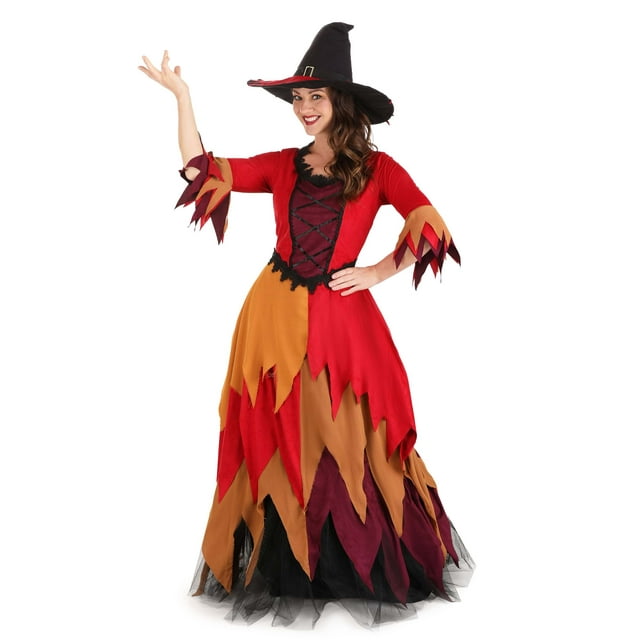 Déguisement de Sorcière de Récolte d'Automne pour Femme