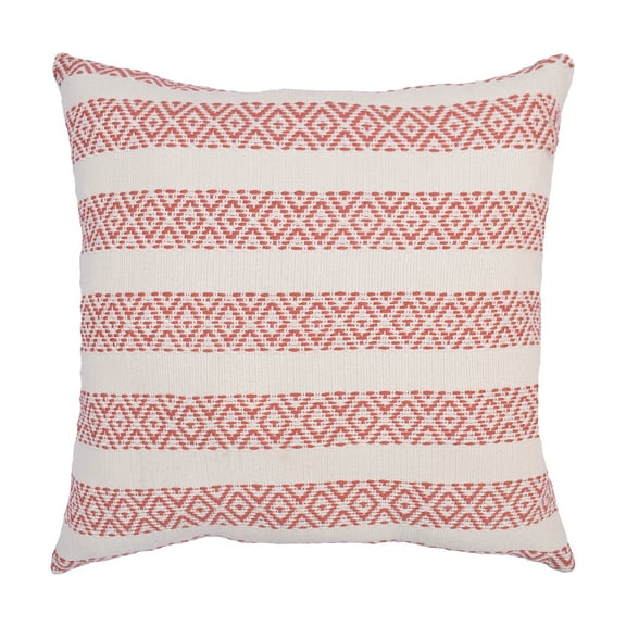 Better Homes and Garden Red Stripe Outdoor Pillow