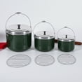 thumbnail image 2 of SET DE OLLAS DE ALUMINIO PURO COLOR LERMA CON TAPA 9 PIEZAS HERCULES, 2 of 5