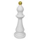 thumbnail image 1 of Piezas de ajedrez Sunnimix estatua de resina dorada, 1 of 7