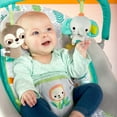 thumbnail image 5 of Jungle Vines Comfy Baby Bouncer with Vibrating Infant Seat, Toy Bar & Taggies (Unisex), 5 of 18