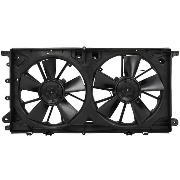 SCITOO 624570 Radiator Dual Cooling Fan Compatible for 2018-2019 ford for Expedition 2017-2020 ford for F-150 2018-2021 for Lincoln for Navigator