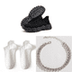 thumbnail image 1 of Zapatos livianos para caminar cómodos zapatos deportivos de malla para mujeres (37) Negro, 1 of 8