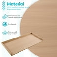 thumbnail image 6 of Kaboon Washer Dryer Countertop with Edge Rails, 27.5" x 54", Light Walnut, 6 of 7