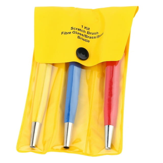 Starbun Bolígrafo para Eliminar óxido - 3 Piezas de Fibra de Vidrio, Cepillo para rayar, Juego de bolígrafos, reparación de Relojes, Herramienta para Eliminar óxido