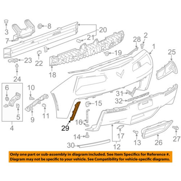 Chevrolet GM OEM 14-16 Corvette-Grille Grill Right 22799216