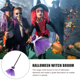 thumbnail image 4 of Halloween Party Cosplay Witch Broom Props Suministros de halloween Propiedad de actuación de escena, 4 of 8
