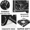 thumbnail image 4 of Ouija Board Blanket, Gothic Decor, Halloween Blanket, Sun Moon Skull Skeleton Horror Presents for Women Men Boys Girls, Birthday Christmas Decor Throw Blankets Black Ouija Blanket, 4 of 7