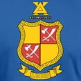 thumbnail image 3 of CafePress - Delta Chi Coat Of Arms T Shirt - Men's Fitted T-Shirt, 3 of 4