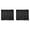 Black 2PCS, variant on Small Window Curtains ,Kitchen/Bathroom/Kids Bedroom Decor Thermal Insulated Window Short Curtain Room Darkening Window Curtain Tiers