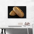 thumbnail image 2 of ARTCANVAS Bread Sesame Seeds Bakery decor Canvas Art Print - Size: 26" x 18" (0.75" Deep), 2 of 9