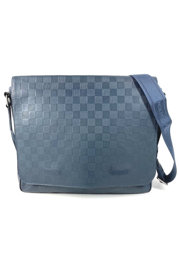 Pre-Owned LOUIS VUITTON Damier Infini District PM N41285 Crossbody Flap Messenger Bag/Shoulder...