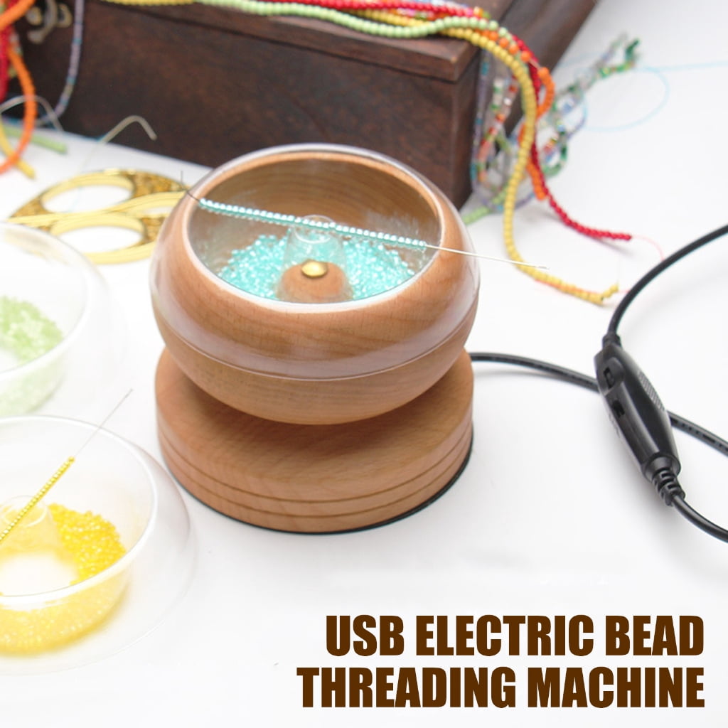 Completed Electric Bead Spinner Set Versatile Electric Bead Threading Tools for Different Bead Sizes and Designs