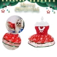 thumbnail image 3 of Greeniant Ropa para perros, vestido de Navidad, suministros para mascotas, gran resistencia, mano de obra fina, verde, bonito, transpirable, para Ropa para mascotas Rojo/S Greeniant PT004236-01, 3 of 6