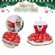 thumbnail image 5 of Greeniant Ropa para perros, vestido de Navidad, suministros para mascotas, gran resistencia, mano de obra fina, verde, bonito, transpirable, para Ropa para mascotas Rojo/M Greeniant PT004236-02, 5 of 6