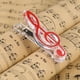 thumbnail image 5 of Plástico Nota Musical Carta Clip Papel Hoja Piano Soportes Resorte () Rojo, 5 of 9