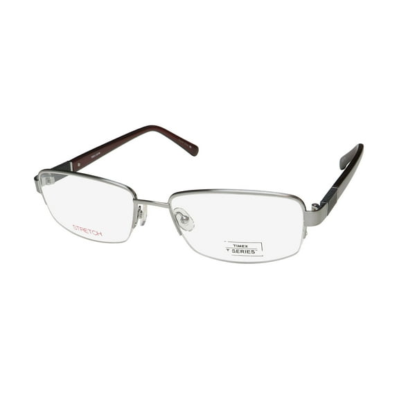 TIMEX 3:36 PM STRETCH PREMIUM T-SERIES COLLECTION OPTICAL EYEGLASS FRAME/GLASSES