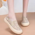 thumbnail image 5 of Mostsola Loafers for Women Embroidery Mesh Sandals Soft Sole Walking Shoes Slip on Dress Shoes, 5 of 8