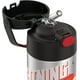 thumbnail image 2 of Botella con Pajita de Acero Inoxidable THERMOS FUNTAINER de 12 onzas, Aislamiento al Vacío para Niños, Cars, 2 of 3