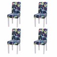 thumbnail image 1 of 4PCS Stretch Removable Washable Dining Room Chair Protector Slipcovers/Home Decor Dining Room Seat Cover Multiple Styles, 1 of 7