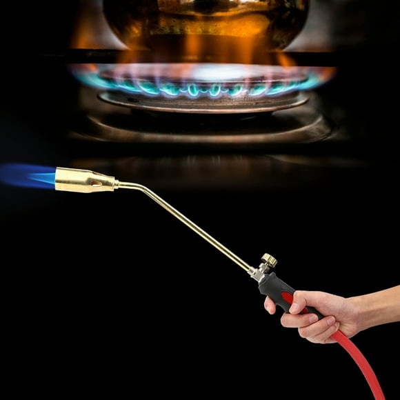 TOPINCN Single‑Open Propane Torch, Ice Melter, Iron Brass Plating Torch Ignition Tool Propane Burner Natural Gas For Methane Butane Liquefied Gas