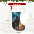 thumbnail image 4 of Rateoe Moonlit Night Sky Wolf Print Christmas Stockings,18 Inch Large Christmas Stockings Decoration Ornaments for Holiday Home Fireplace Indoors, 4 of 7