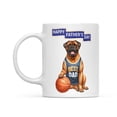 thumbnail image 2 of Happy Father's Day Bullmastiff Playing Basketball with Best Dad Jersey Mug Dog Lover Coffee Tea Cup - 13006, 2 of 4