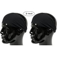 thumbnail image 2 of Bandas para la cabeza con cinta de templo para hombres y mujeres - Banda para el sudor y diadema deportiva para hombres Bandas para el sudor de entrenamiento que absorben la humedad para correr, entrenamiento cruzado, yoga y casco de bicicleta, 2 of 7