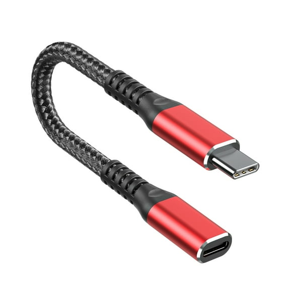 MANNYA Type C Female to Male Data Blocking Adapter Wire Charging Cable USB C Extension Cord 5V2.4A Charging