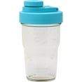 thumbnail image 7 of Brewing America Travel Cup with Pouring Lid, 1 Pint (16 oz) Nesting Jar with Teal Wide Mouth Ball Mason Jar Pour Lid, for Your Favorite To Go Drink, 1-Pack, 7 of 7